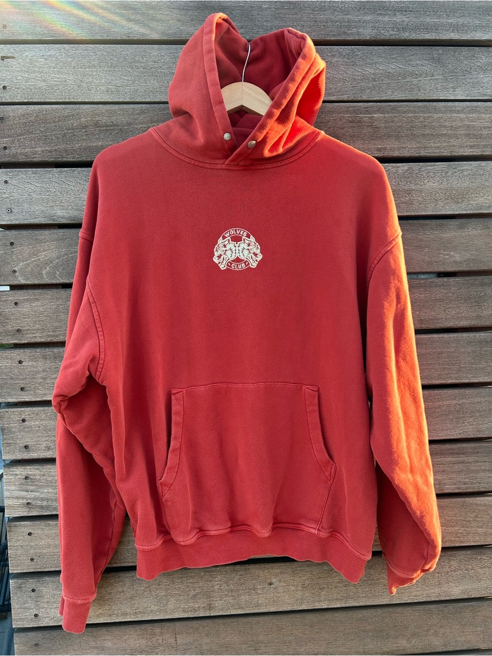 Darc Sport Rusty Red Pullover Hoodie | Size M